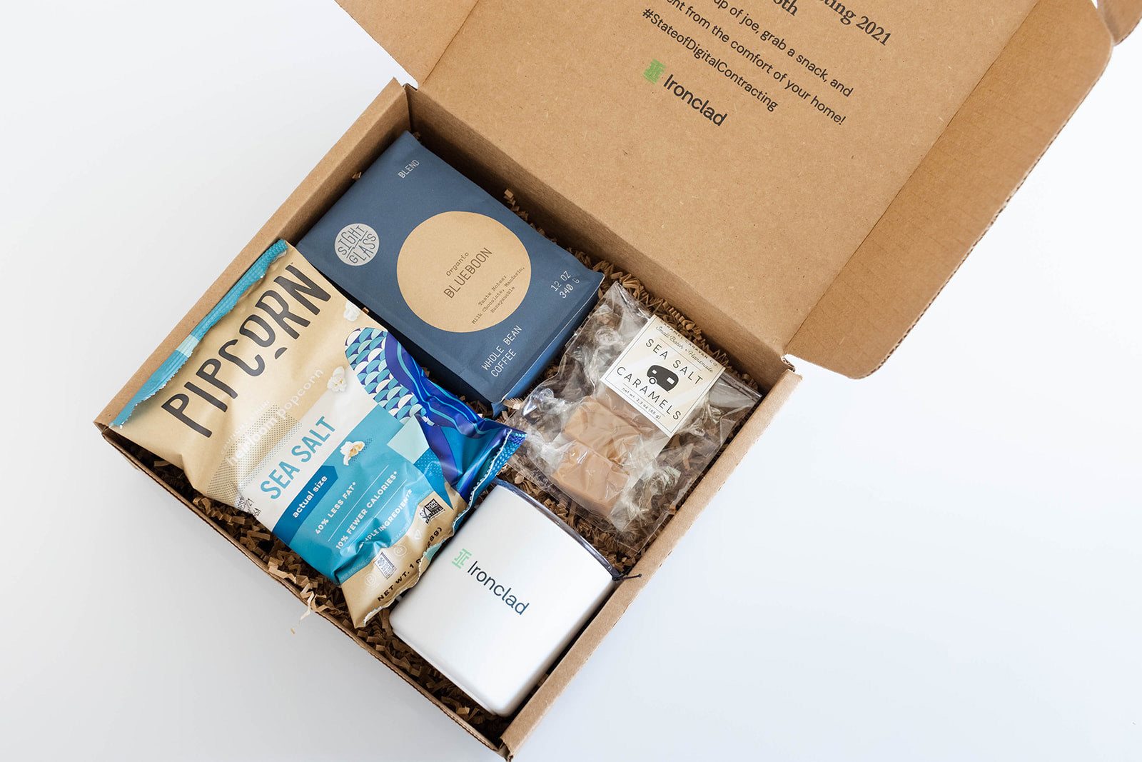Case Study: Custom Virtual Event Branded Gift Box: Ironclad