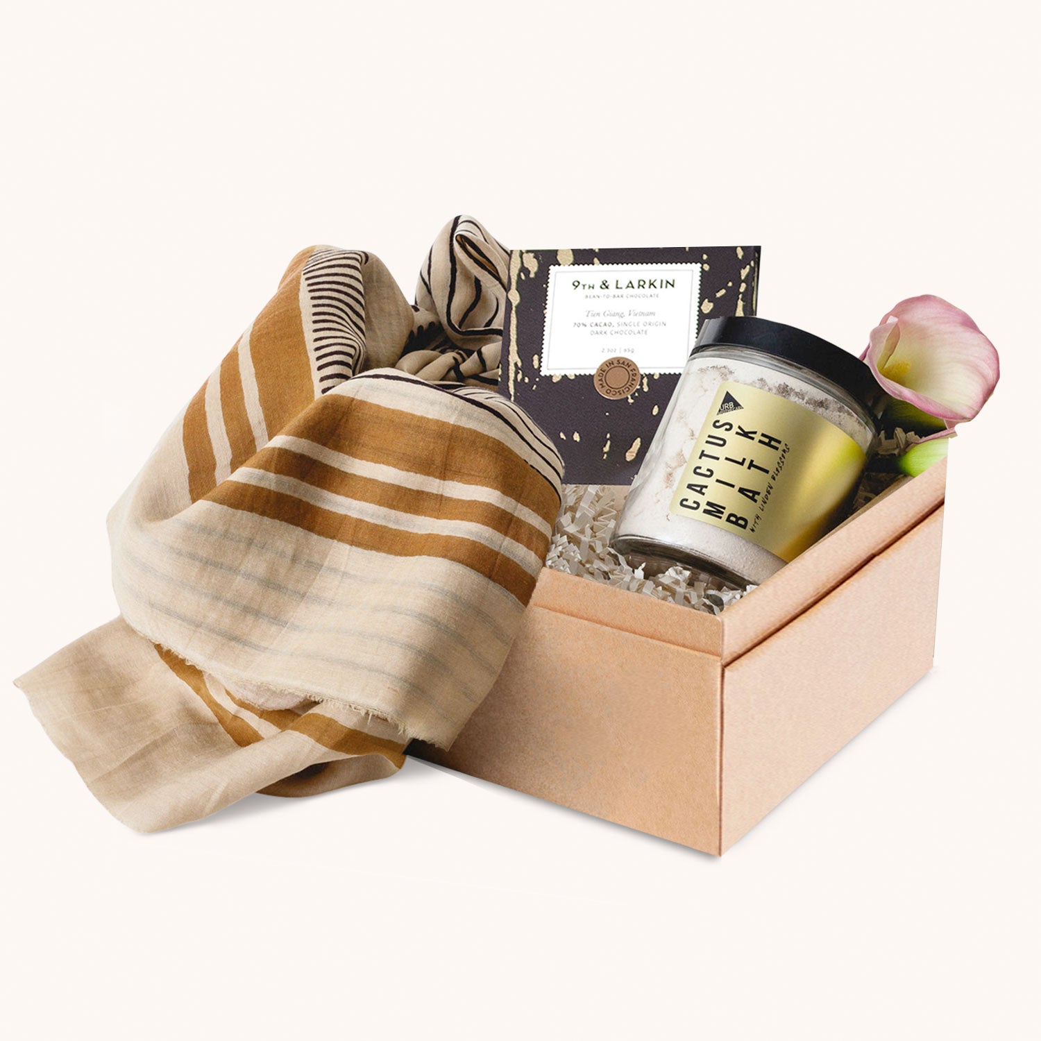 To Be Loved: Block Printed Scarf Gift Set