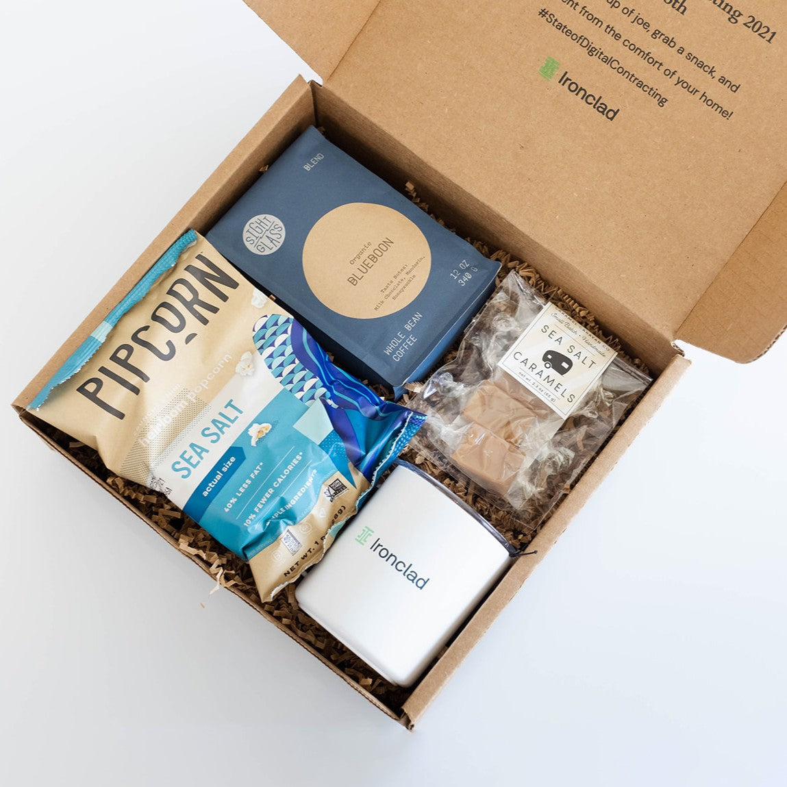 Case Study: Custom Virtual Event Branded Gift Box: Ironclad