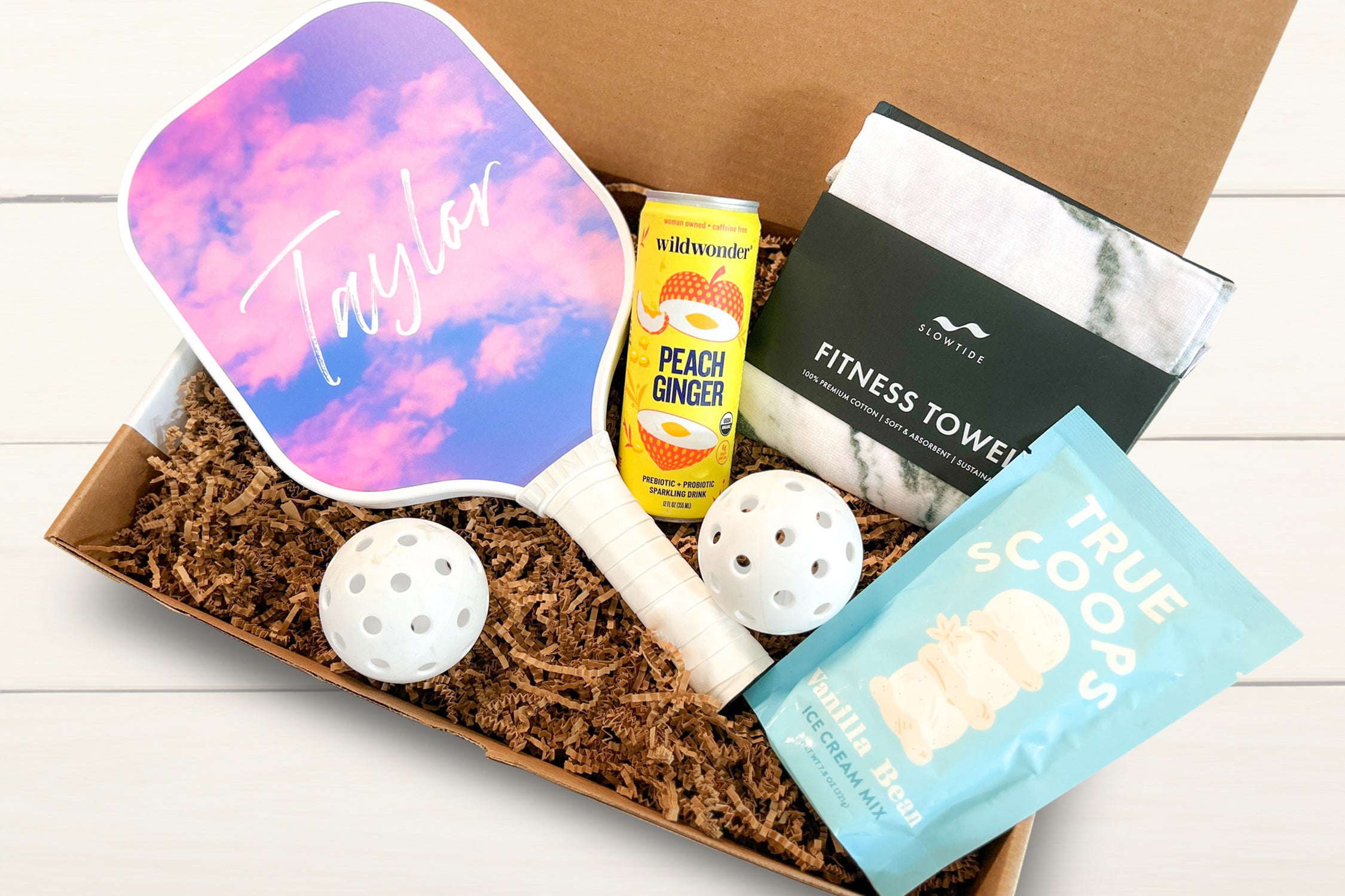 Personalized Pickleball Paddle Gift Box