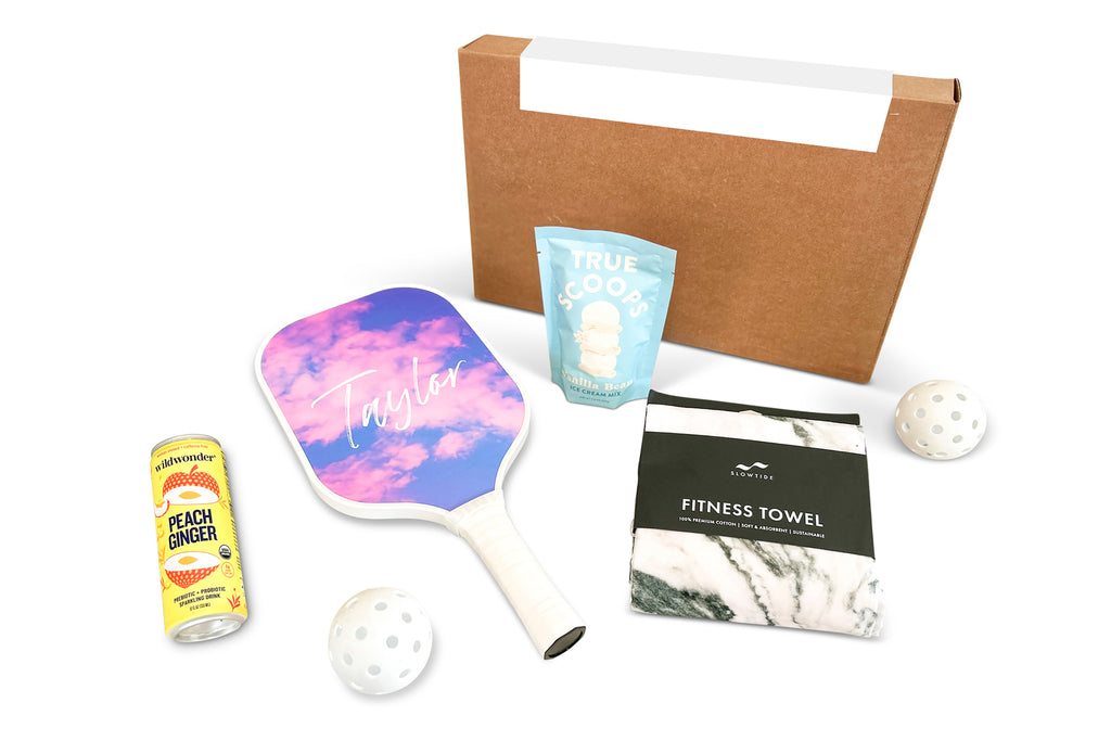 Personalized Pickleball Paddle Gift Box
